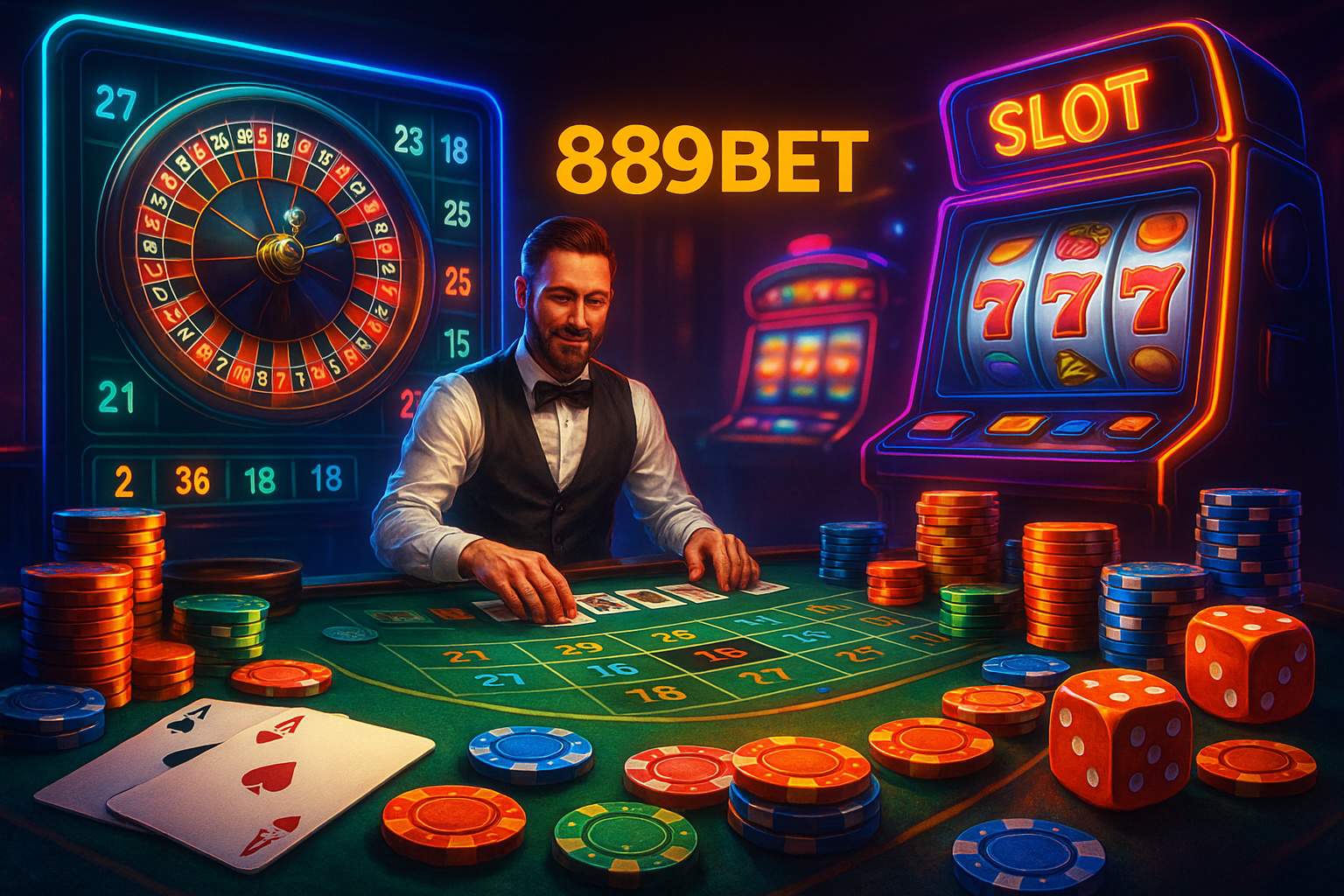 Jogos de cassino online 889BET