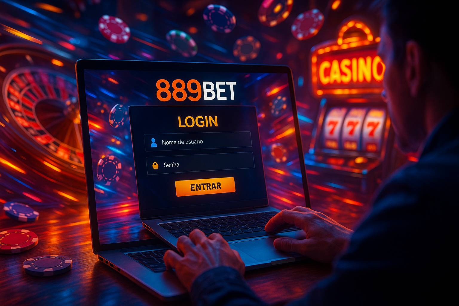 Criar uma nova Conta no plataforma 889BET